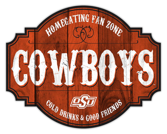 Fan Creations Home Decor Oklahoma State Homegating Tavern 12in Sign