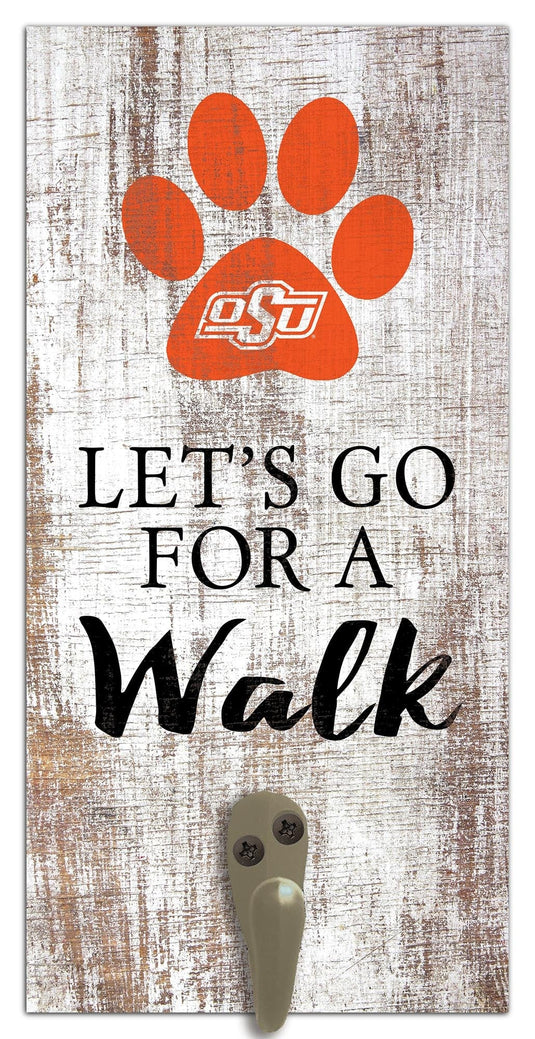Fan Creations 6x12 Sign Oklahoma State Leash Holder 6x12 Sign