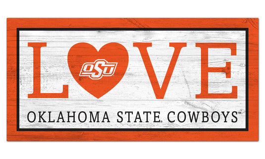 Fan Creations 6x12 Sign Oklahoma State Love 6x12 Sign