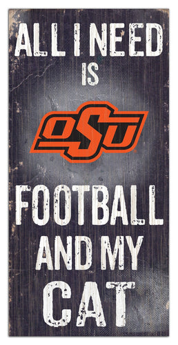 Fan Creations 6x12 Sign Oklahoma State My Cat 6x12 Sign