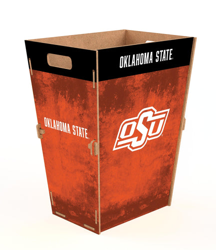 Fan Creations Decor Furniture Oklahoma State Team Color Waste Bin Large