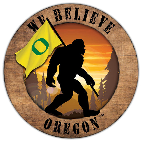 Fan Creations Wall Decor Oregon Bigfoot 12in Circle