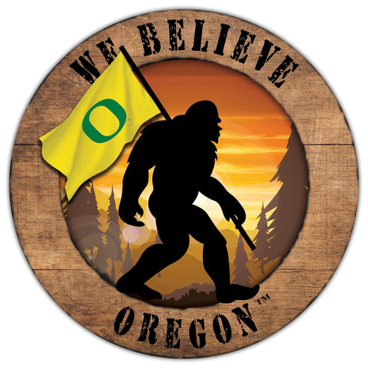 Fan Creations Wall Decor Oregon Bigfoot 12in Circle
