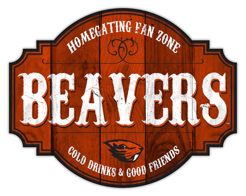 Fan Creations Home Decor Oregon State Homegating Tavern 12in Sign