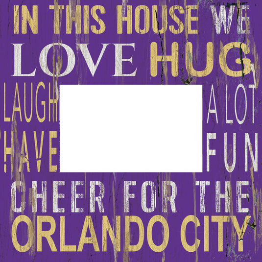 Fan Creations Home Decor Orlando City  In This House 10x10 Frame