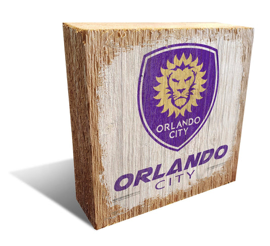 Fan Creations Desktop Stand Orlando City Team Logo Block
