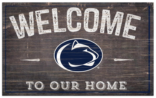 Fan Creations Home Decor Penn State  11x19in Welcome Sign