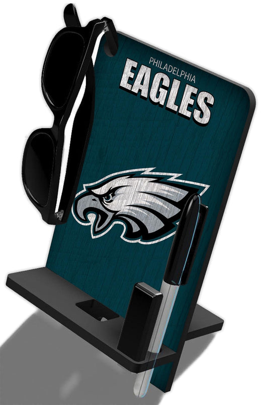 Fan Creations Wall Decor Philadelphia Eagles 4 In 1 Desktop Phone Stand