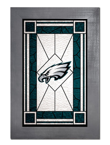Fan Creations Home Decor Philadelphia Eagles   Stained Glass 11x19