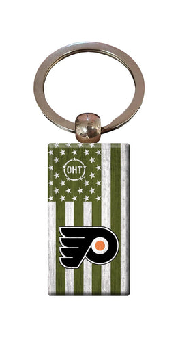 Fan Creations Home Decor Philadelphia Flyers  OHT Flag Keychain