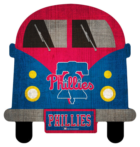 Fan Creations Wall Decor Philadelphia Phillies 12in Team Bus Sign