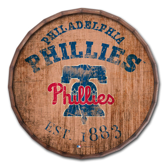 Fan Creations Home Decor Philadelphia Phillies  24in Established Date Barrel Top