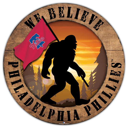 Fan Creations Wall Decor Philadelphia Phillies Bigfoot 12in Circle