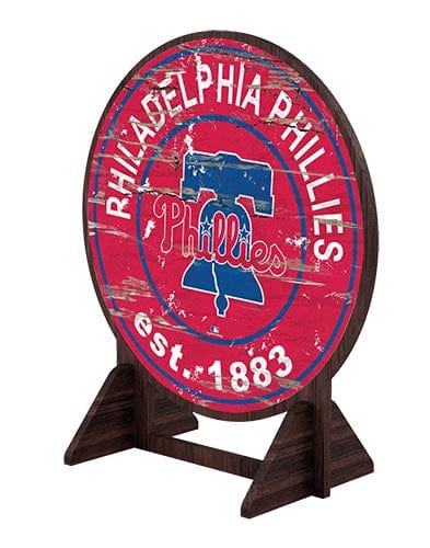 Fan Creations Desktop Stand Philadelphia Phillies Desktop Circle Logo Stand