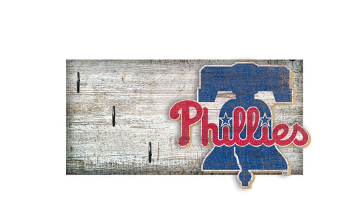 Fan Creations Wall Decor Philadelphia Phillies Key Holder 6x12