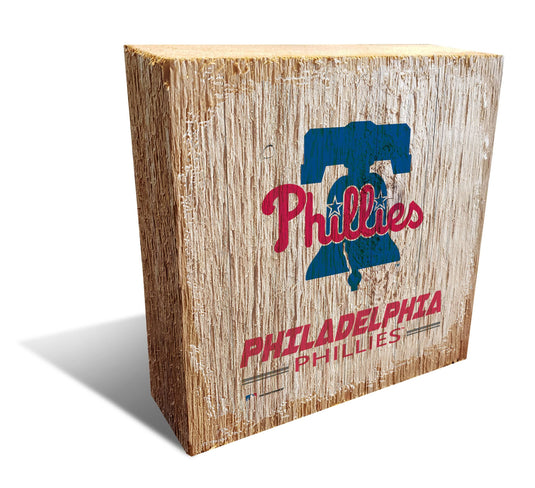 Fan Creations Desktop Stand Philadelphia Phillies Team Logo Block