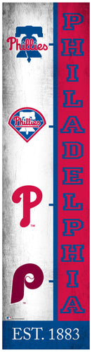 Fan Creations Home decor Philadelphia Phillies Team Logo Progression 6x24
