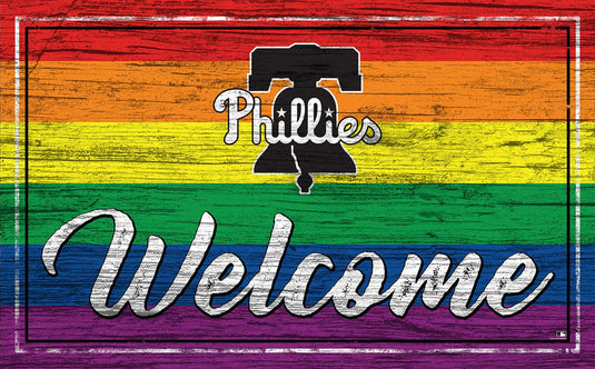 Fan Creations Home Decor Philadelphia Phillies  Welcome Pride 11x19