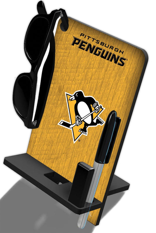 Fan Creations Wall Decor Pittsburgh Penguins 4 In 1 Desktop Phone Stand