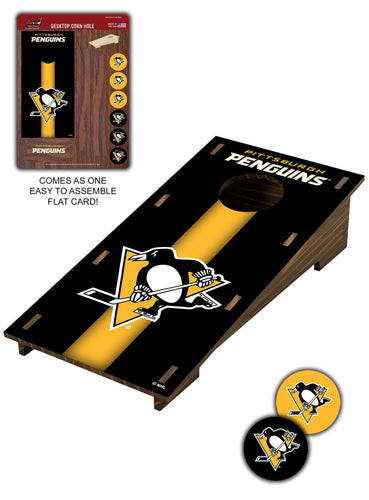 Fan Creations Desktop Stand Pittsburgh Penguins Desktop Cornhole