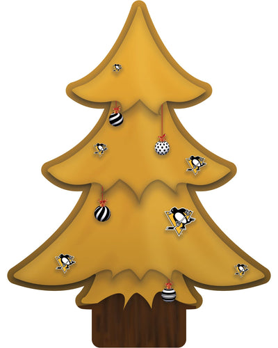 Fan Creations Desktop Tree Pittsburgh Penguins Team Color Desktop Tree 12in