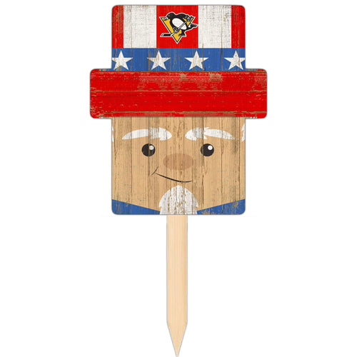 Fan Creations Holiday Home Decor Pittsburgh Penguins Uncle Sam Head Yard