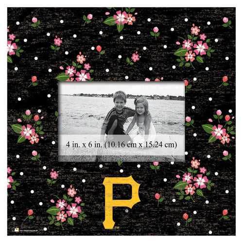 Fan Creations 10x10 Frame Pittsburgh Pirates Floral 10x10 Frame