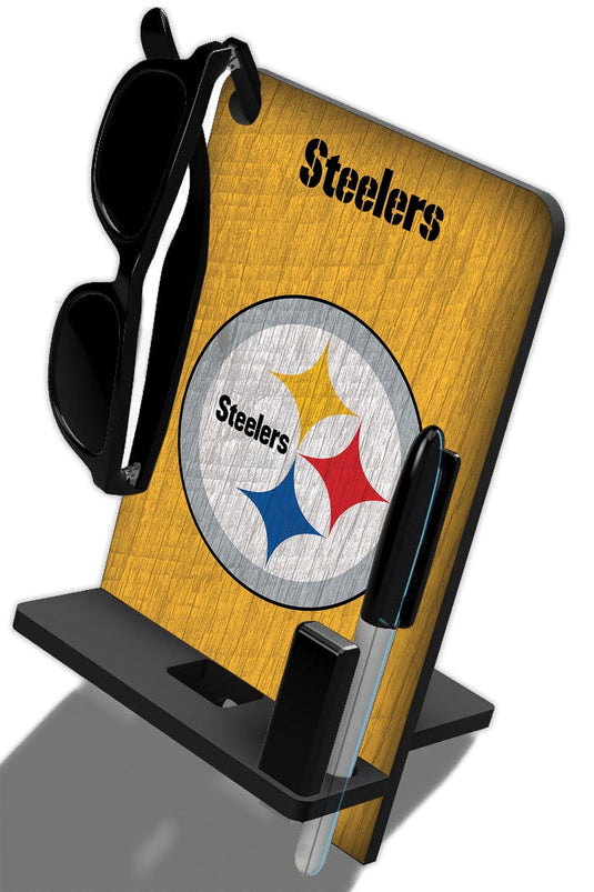 Fan Creations Wall Decor Pittsburgh Steelers 4 In 1 Desktop Phone Stand