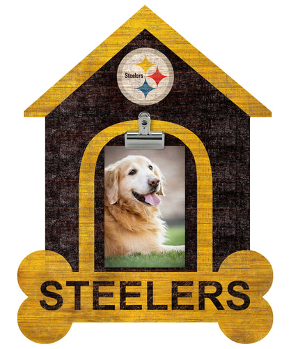 Fan Creations Clip Frame Pittsburgh Steelers Dog Bone House Clip Frame