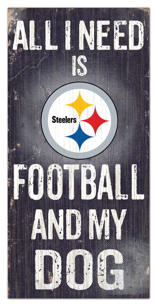 Fan Creations 6x12 Sign Pittsburgh Steelers My Dog 6x12 Sign