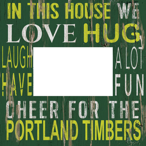 Fan Creations Home Decor Portland Timbers  In This House 10x10 Frame