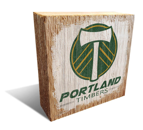Fan Creations Desktop Stand Portland Timbers Team Logo Block