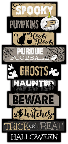 Fan Creations Home Decor Purdue Halloween Celebration Stack