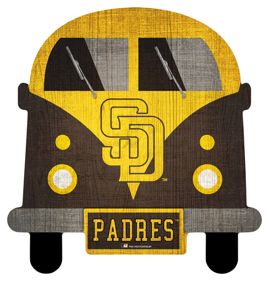 Fan Creations Wall Decor San Diego Padres 12in Team Bus Sign