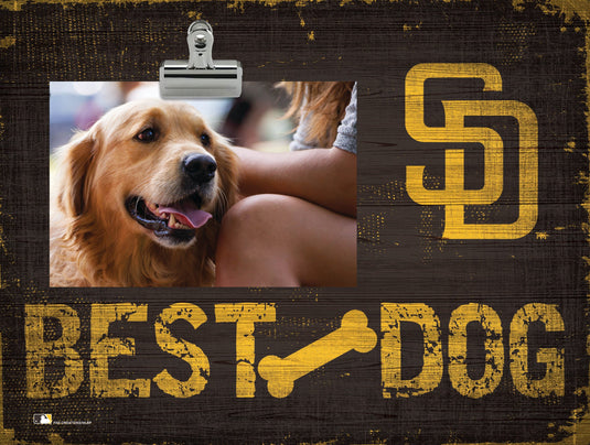 Fan Creations Desktop Stand San Diego Padres Best Dog Clip Frame