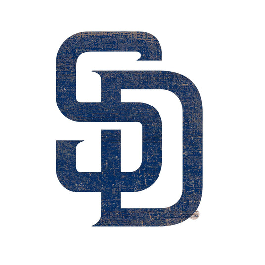 Fan Creations 24" Signs San Diego Padres Distressed Logo Cutout Sign