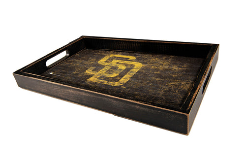 Fan Creations Home Decor San Diego Padres  Distressed Team Tray With Team Colors