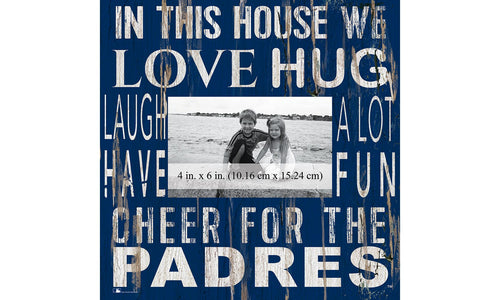 Fan Creations Home Decor San Diego Padres  In This House 10x10 Frame