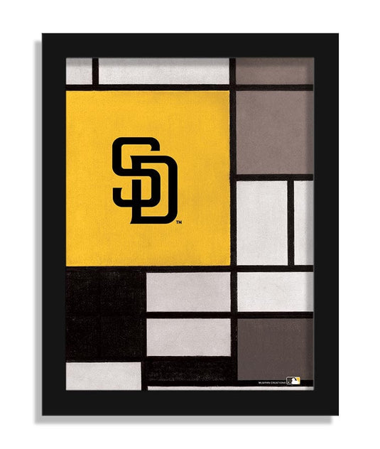Fan Creations Home Decor San Diego Padres Team Composition 12x16 (fine art)