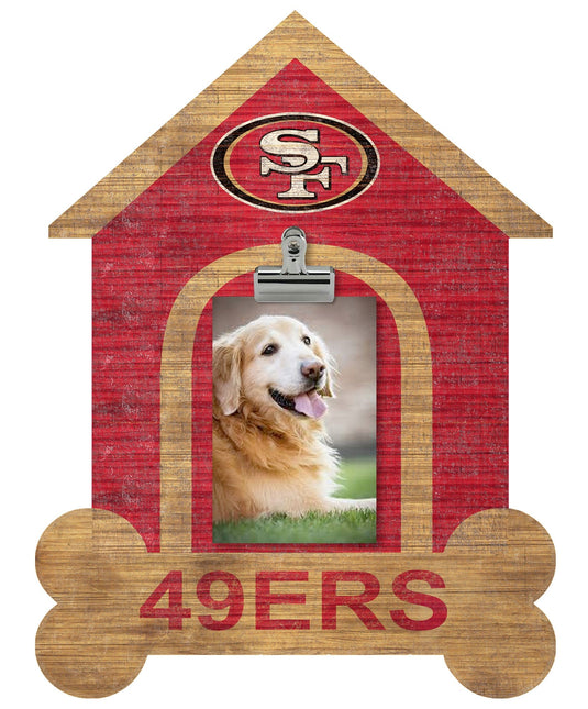 Fan Creations Clip Frame San Francisco 49ers Dog Bone House Clip Frame