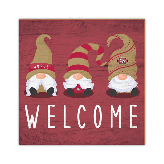 Fan Creations Home Decor San Francisco 49ers   Welcome Gnomes