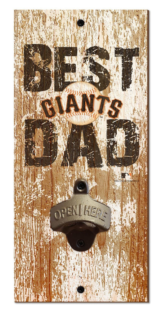 Fan Creations Home Decor San Francisco Giants  Best Dad Bottle Opener