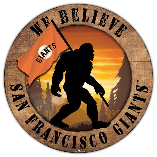 Fan Creations Wall Decor San Francisco Giants Bigfoot 12in Circle