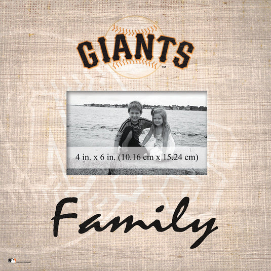 Fan Creations Home Decor San Francisco Giants  Family Frame