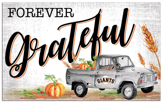 Fan Creations Holiday Home Decor San Francisco Giants Forever Grateful 11x19
