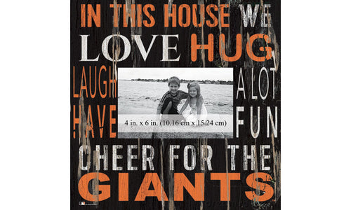 Fan Creations Home Decor San Francisco Giants  In This House 10x10 Frame