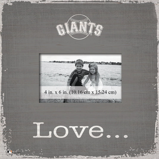 Fan Creations Home Decor San Francisco Giants  Love Picture Frame