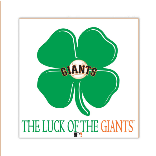 Fan Creations Home Decor San Francisco Giants   Luck Of The Team 10x10