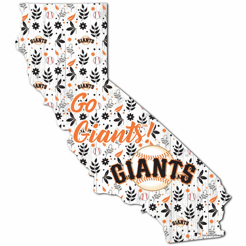 Fan Creations Wall Decor San Francisco Giants State Sign 24in