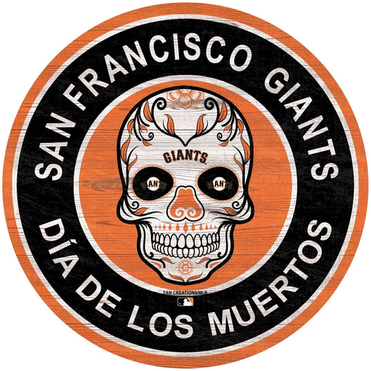Fan Creations Holiday Home Decor San Francisco Giants Sugar Skull Circle